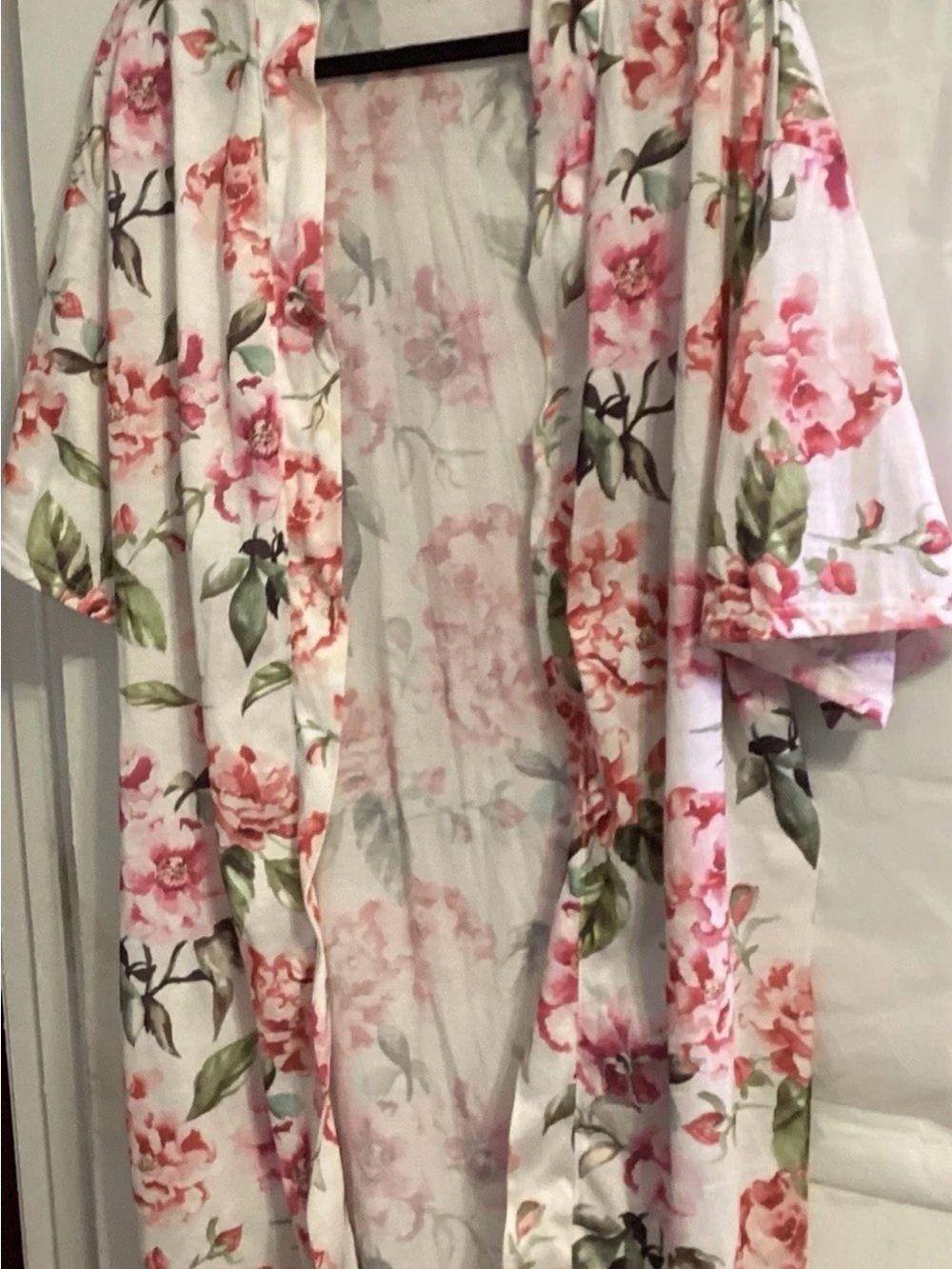 Show me your Mum Mum Floral Robe Beach Coverup